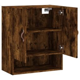 Berkfield Home Wall Cabinet Smoked Oak 60x31x70 cm Engineered Wood in Brown - Size: 60 x 31 x 70 cm - thumbnail 6