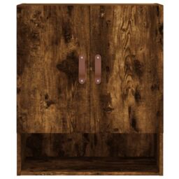 Berkfield Home Wall Cabinet Smoked Oak 60x31x70 cm Engineered Wood in Brown - Size: 60 x 31 x 70 cm - thumbnail 5