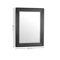 Cheshire Metro Gloss Black Rectangular Wall Mirror - thumbnail 7