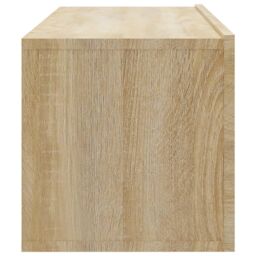Berkfield Home Wall TV Cabinets 4 pcs Sonoma Oak 100x30x30 cm in Brown - Size: 100 x 30 x 30 cm - thumbnail 6