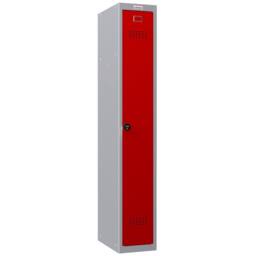 Phoenix Safe Company Personal Locker in Grey/Red with Combination Lock, PL1130GRC in Grey - Size: 180 cm x 100 cm