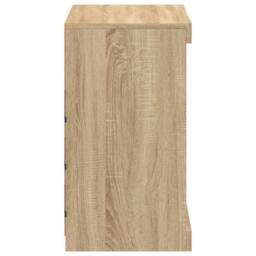 Berkfield Home Sideboard with LED Lights Sonoma Oak 60.5x37x67 cm in Brown - thumbnail 7