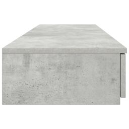 Berkfield Home Bed Drawers in Concrete Grey, 140x36.5x16.5 cm, Made of Engineered Wood in Grey - Size: 140x36.5x16.5 cm - thumbnail 7