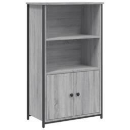 Berkfield Home Highboard Grey Sonoma 62x32x103.5 cm Engineered Wood - thumbnail 1