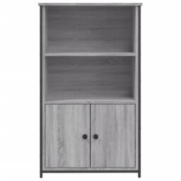 Berkfield Home Highboard Grey Sonoma 62x32x103.5 cm Engineered Wood - thumbnail 5