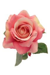 KDMD Rose Fuchsia 3 Pack Silk Artificial Flowers - thumbnail 6
