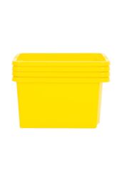Wham Stack & Store 4x 35L Box in Yellow - thumbnail 4