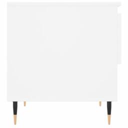 Berkfield Home Modern Coffee Tables 2 pcs White 50x46x50 cm Engineered Wood - Size: 50 x 46 x 50 cm - thumbnail 8