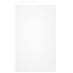 Berkfield Home Shoe Cabinet White 60x42x69 cm Engineered Wood - Size: 60 x 42 x 69 cm - thumbnail 6