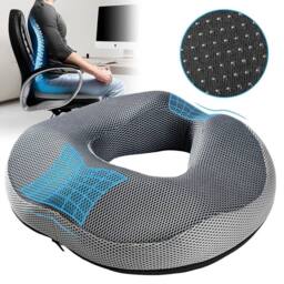 EONLION Donut Cushion Memory Foam Ring Seat in Grey - Size: 100 cm x 190 cm - thumbnail 1