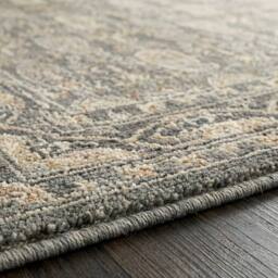 Livabliss Arda Vintage Green Grey Brown Taupe Traditional Boho Fringe Living Rug - Size: 153 cm x 220 cm - thumbnail 3