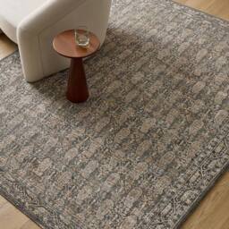 Livabliss Arda Vintage Green Grey Brown Taupe Traditional Boho Fringe Living Rug - Size: 153 cm x 220 cm - thumbnail 8