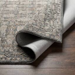 Livabliss Arda Vintage Green Grey Brown Taupe Traditional Boho Fringe Living Rug - Size: 153 cm x 220 cm - thumbnail 4