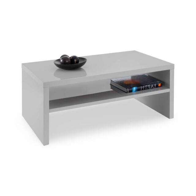 Cheshire Kelso High Gloss Modern Coffee Table in Grey - image 1