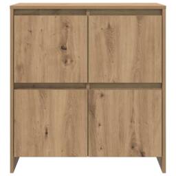 Berkfield Home Sideboard with Door Artisan oak 70 x 41 x 75 cm Engineered wood in Brown - thumbnail 6
