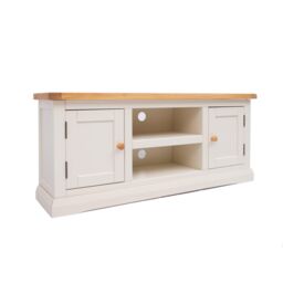 Cabinet Bits Castelli Off-White 2 Door TV Cabinet Wood Knob - thumbnail 2