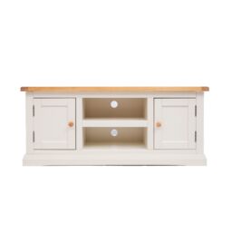 Cabinet Bits Castelli Off-White 2 Door TV Cabinet Wood Knob - thumbnail 1