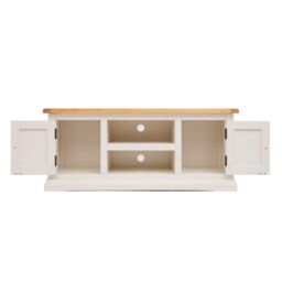 Cabinet Bits Castelli Off-White 2 Door TV Cabinet Wood Knob - thumbnail 4