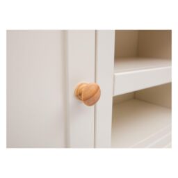 Cabinet Bits Castelli Off-White 2 Door TV Cabinet Wood Knob - thumbnail 5