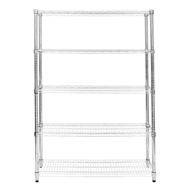 Monstershop KuKoo Wire Racking - 45cm x 150cm x 180cm in Silver - Size: 45 cm x 150 cm x 180 cm - image 1
