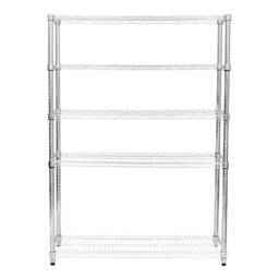 Monstershop KuKoo Wire Racking - 45cm x 150cm x 180cm in Silver - Size: 45 cm x 150 cm x 180 cm - thumbnail 7