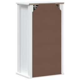 Berkfield Home Bathroom Wall Cabinet BERG White 40x27x71.5 cm Solid Wood Pine - thumbnail 6