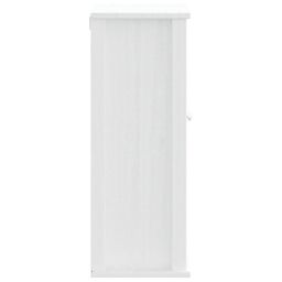 Berkfield Home Bathroom Wall Cabinet BERG White 40x27x71.5 cm Solid Wood Pine - thumbnail 5