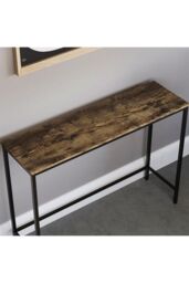Home Discount Vida Designs Brooklyn Console Table Storage Organizer 740 x 1000 x 300 mm in Dark Brown - thumbnail 4
