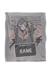 DC Comics Batman The Bane Mugshot Blanket 152 x 127 cm in White - thumbnail 1