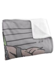 DC Comics Batman The Bane Mugshot Blanket 152 x 127 cm in White - thumbnail 3