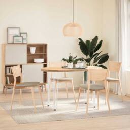 Berkfield Home Hairpin Table Legs 4 pcs White 72 cm Solid Steel - thumbnail 3