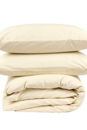Hotel Pure Luxury 4 Star Duvet Cover Set in Cream - Size: Double - thumbnail 5