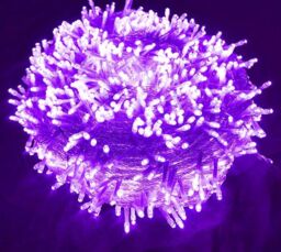 Leaper 22 Meters 100 Lights LED Solar Patio Decoration Holiday Party Lights in Purple - thumbnail 4