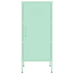 Berkfield Home Storage Cabinet Mint 42.5x35x101.5 cm Steel in Blue - thumbnail 3