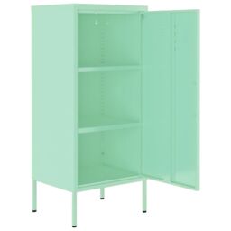 Berkfield Home Storage Cabinet Mint 42.5x35x101.5 cm Steel in Blue - thumbnail 6