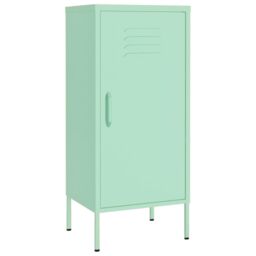 Berkfield Home Storage Cabinet Mint 42.5x35x101.5 cm Steel in Blue - thumbnail 2