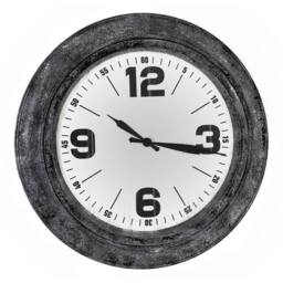 Love Lace Roco Wall Clock in Silver - thumbnail 1