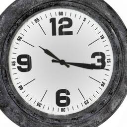 Love Lace Roco Wall Clock in Silver - thumbnail 2