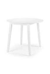 Julian Bowen Coast Round 2-4 Seater Drop Leaf Dining Table in White - thumbnail 5