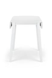 Julian Bowen Coast Round 2-4 Seater Drop Leaf Dining Table in White - thumbnail 8