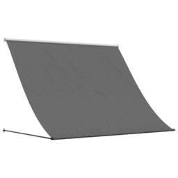 Berkfield Home Retractable Awning Anthracite 200x150 cm Fabric & Steel in Black - thumbnail 2