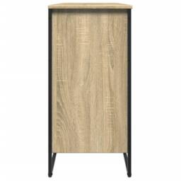 Berkfield Home Shoe Cabinet Sonoma Oak 80x38x78 cm Engineered Wood - Size: 80 x 38 x 78 cm - thumbnail 5