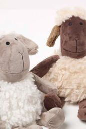 Homescapes Sheep Doorstop - Set of 2 - Animal Door Stops in Brown - thumbnail 4