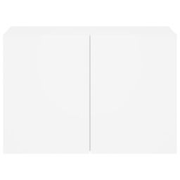 Berkfield Home TV Cabinet Wall-mounted White 60x30x41 cm - Size: 60 x 30 x 41 cm - thumbnail 6