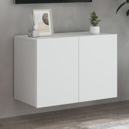 Berkfield Home TV Cabinet Wall-mounted White 60x30x41 cm - Size: 60 x 30 x 41 cm - thumbnail 1