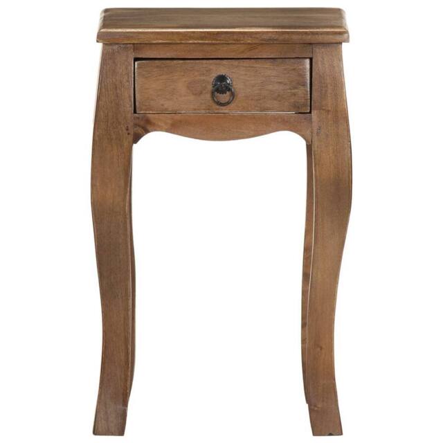 Berkfield Home Bed Cabinet 28x28x46 cm Solid Mango Wood in Brown - Size: 28 x 28 x 46 cm - image 1