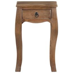 Berkfield Home Bed Cabinet 28x28x46 cm Solid Mango Wood in Brown - Size: 28 x 28 x 46 cm - thumbnail 1