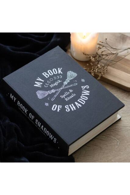 KDMD Mystical Book of Shadows Storage Box - Gothic Spellbook Organizer in Black - image 1