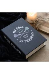 KDMD Mystical Book of Shadows Storage Box - Gothic Spellbook Organizer in Black - thumbnail 1