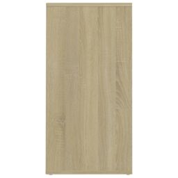 Berkfield Home Shoe Cabinet Sonoma Oak 31.5x35x70 cm Engineered Wood in Brown - thumbnail 6